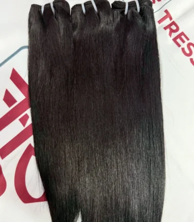 Jet Black Straight Hair Extensions