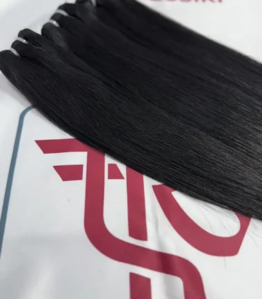 Jet Black Straight Hair Extensions