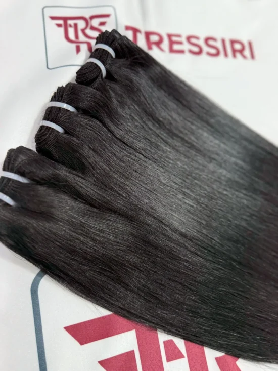 Jet Black Straight Hair Extensions