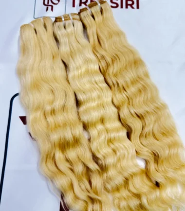 613 Wavy Blonde Hair
