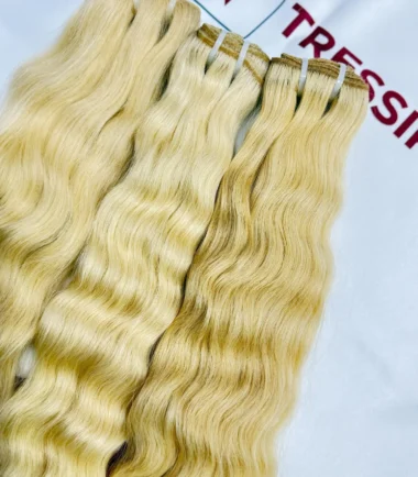 613 Wavy Blonde Hair