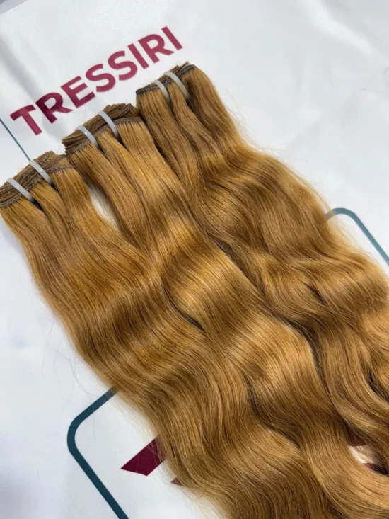 Honey Blond Hair Wefts