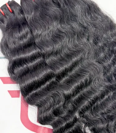 Jet Black Curly Hair Extensions