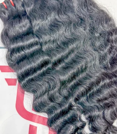 Jet Black Curly Hair Extensions
