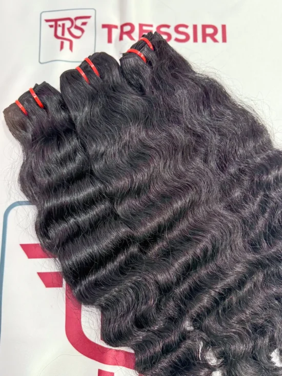 Jet Black Curly Hair Extensions