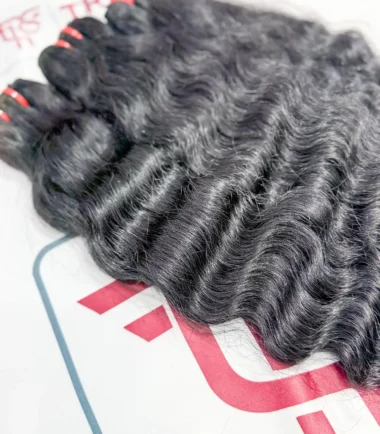 Jet Black Curly Hair Extensions