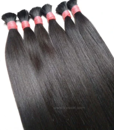 South Indian Bulk Straight Hair – Raw & Unprocessed