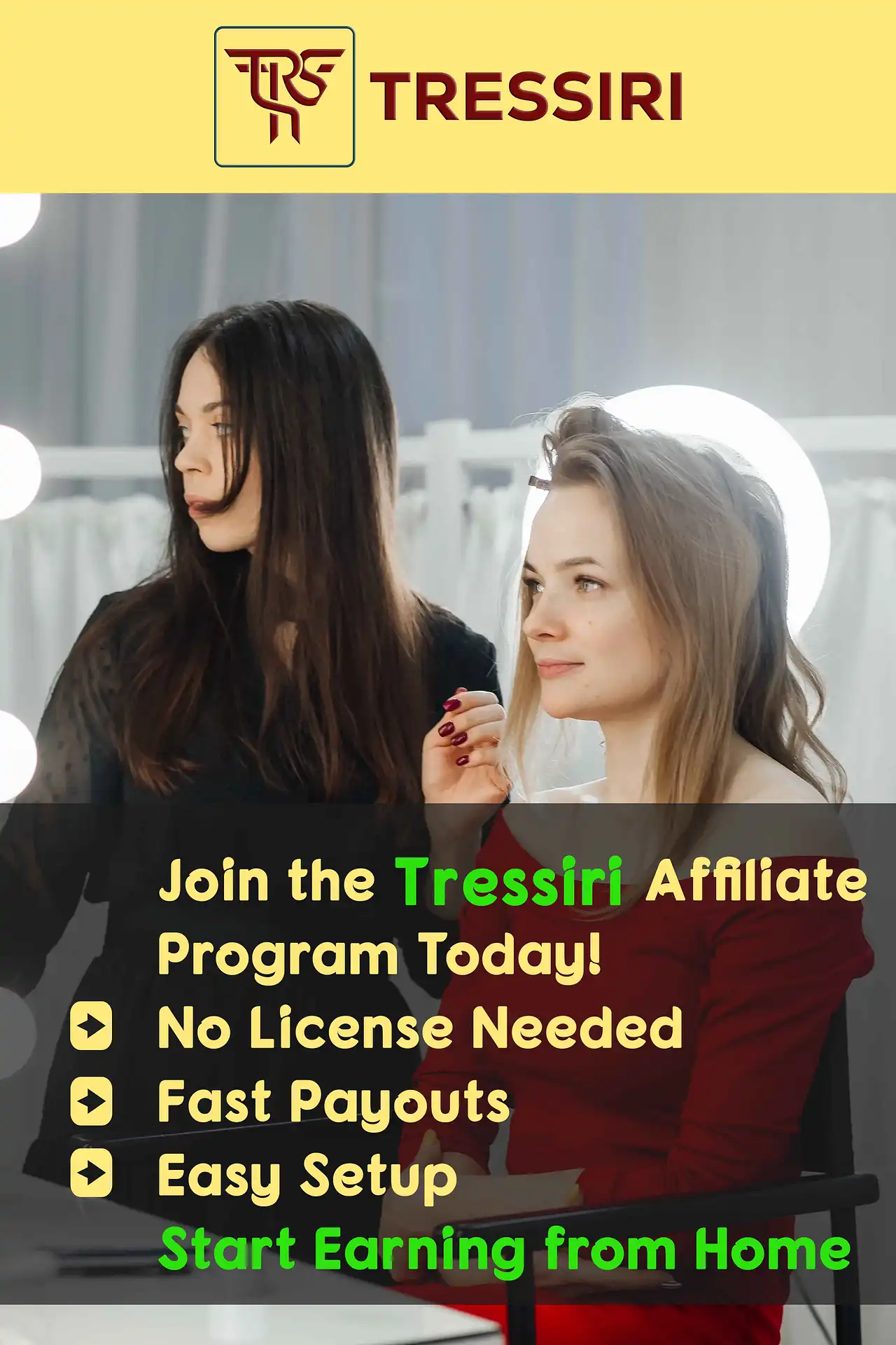 Tressiri Affiliate Registration