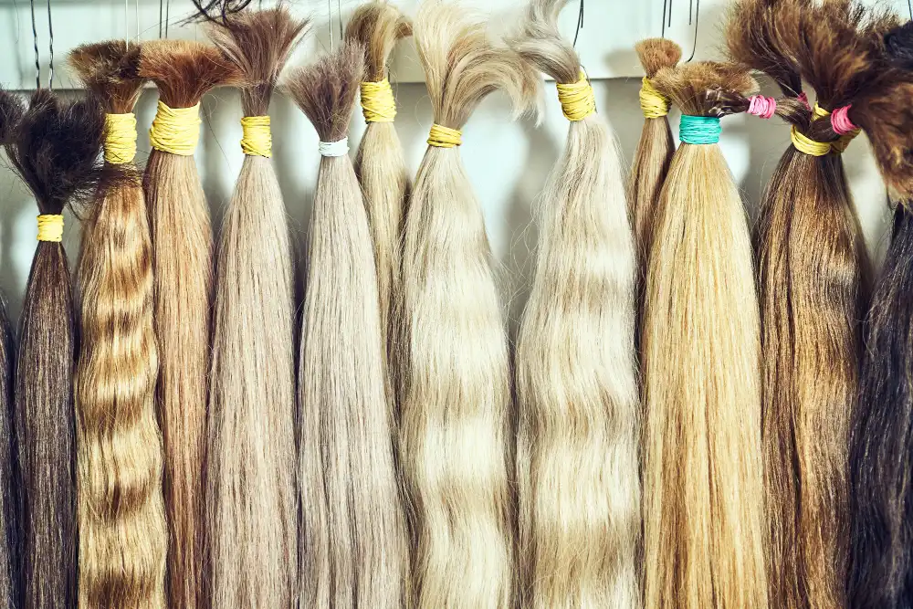 hair transformation with human hair extensions