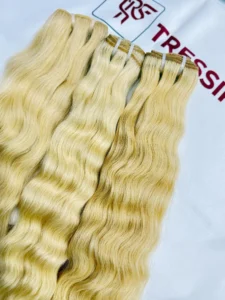 Blonde Hair Extensions – 100% Raw Human Hair for Unforgettable Looks