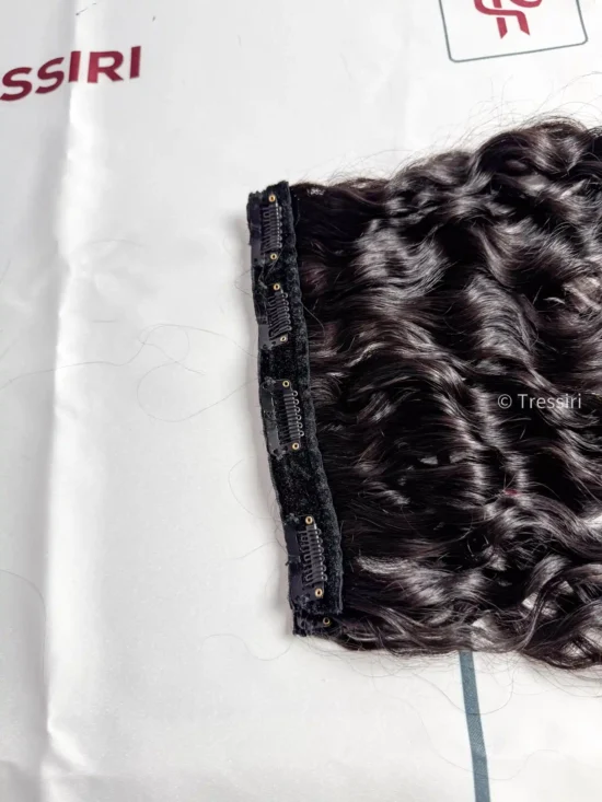Buy 4 clips raw hair extensions