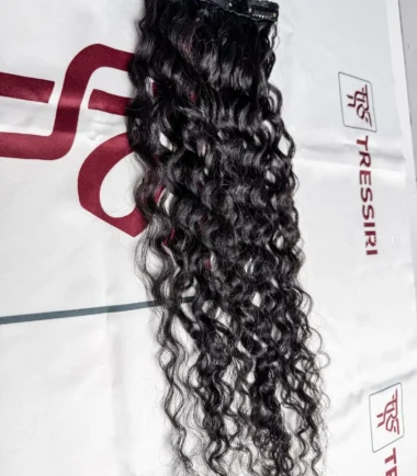 3 clips Clip in hair extension
