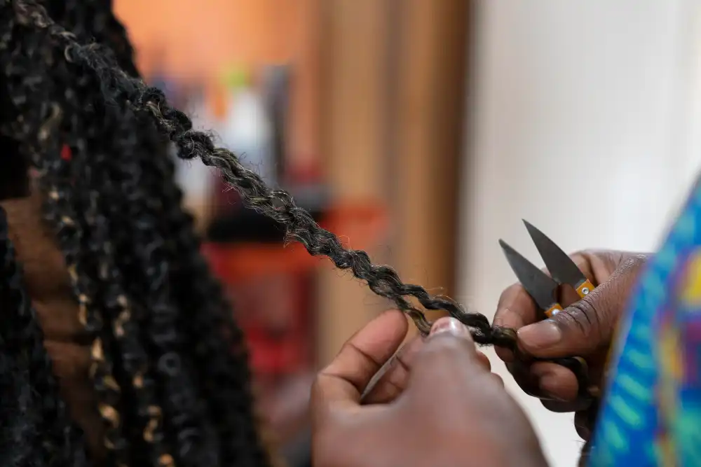Hair Extension on Hand-texas