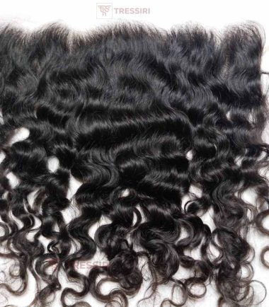 13x6 HD Lace Frontal Natural Black Curly