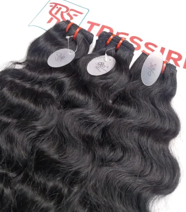 Jet Black Curly Hair Bundle USA Stock