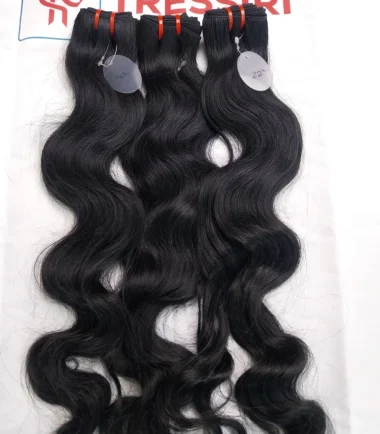 Jet Black Wavy Hair Bundle