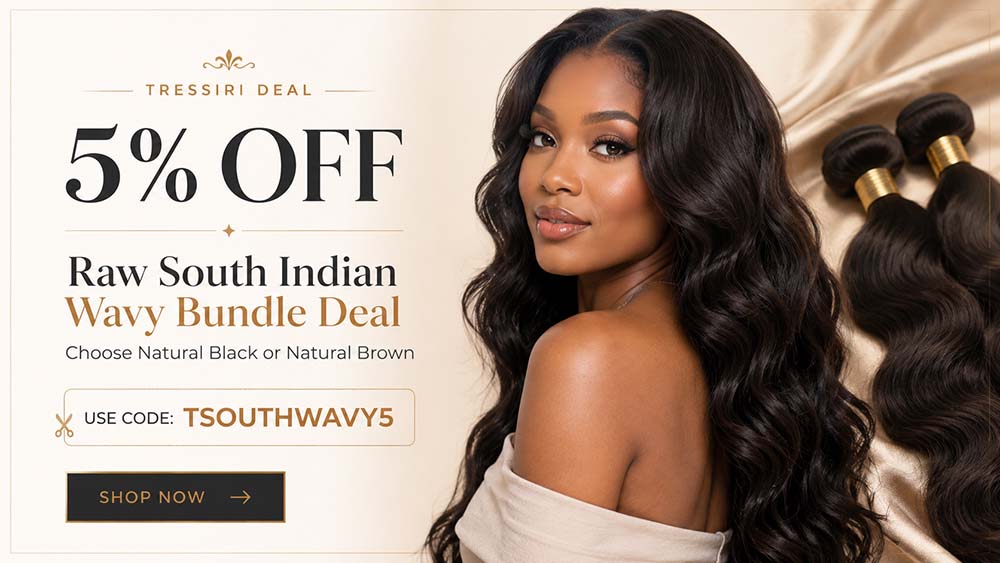 Raw south indian wavy hair deal
