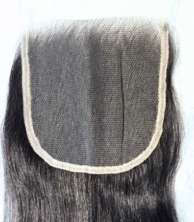 5×5 HD lace closure straight human hair