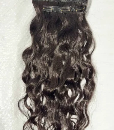 black-wavy-clip-in-extensions-3-piece-11-clip-usa Wide-weft natural black clip-in hair extensions