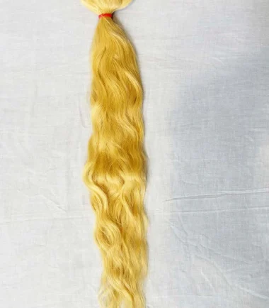 blonde-wavy-clip-in-hair-extensions-2-piece-7-clip-150g Four-clip and three-clip blonde wavy hair wefts