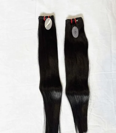 Jet Black Straight Hair